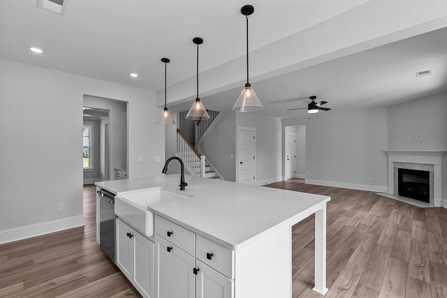 Furnished interior view inside a new home in Hanes Lake, Winston-Salem (Image 11).