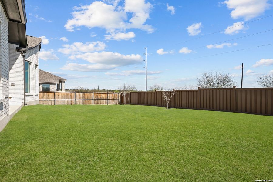 Exterior details and patio area of a home in Mayfair, New Braunfels (Image 3).