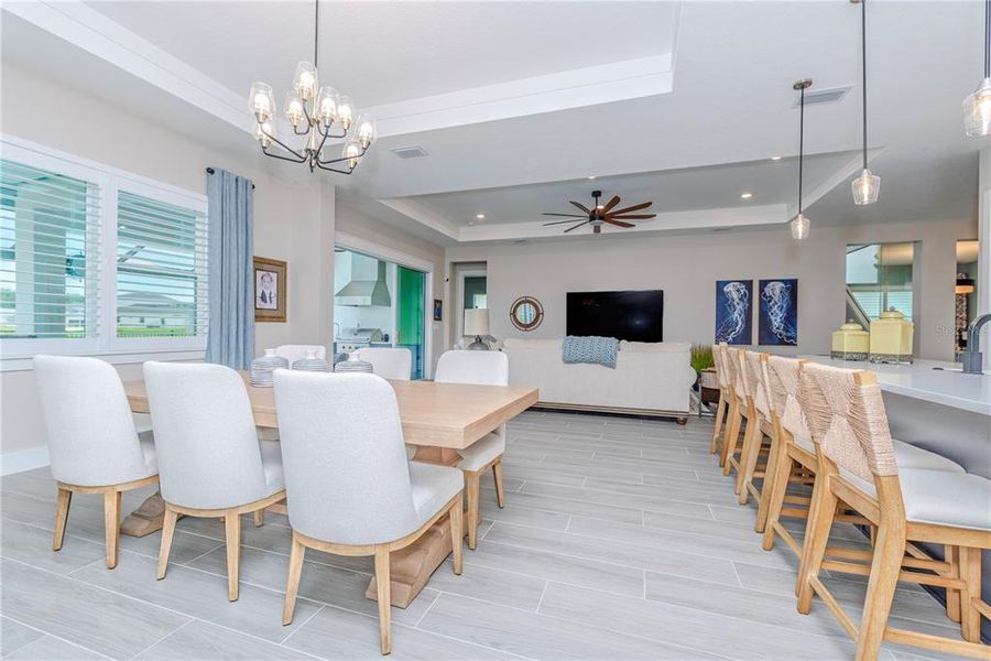 Furnished interior view inside a new home in , San Antonio (Image 15).