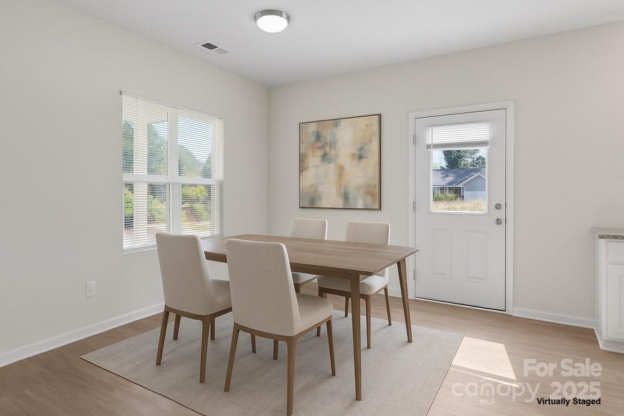 Furnished interior view inside a new home in , Statesville (Image 10).
