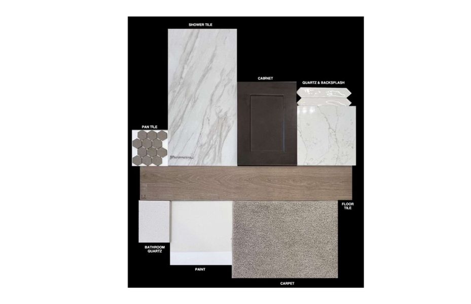 Sample of building materials used in homes in Soleo, San Tan Valley (Image 30).