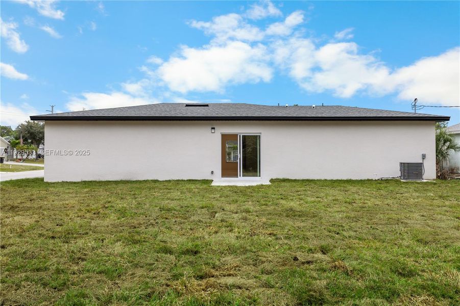 Exterior details and patio area of a home in , Palm Bay (Image 3). Exterior details and patio area of a home in , Palm Bay (Image 3).