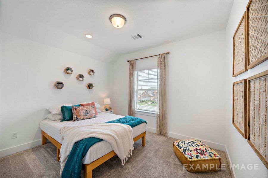 Representative furnished interior of a home built from the The Philip A with 3-Car Garage by Davidson Homes LLC in Lago Mar, Texas City (Image 17).