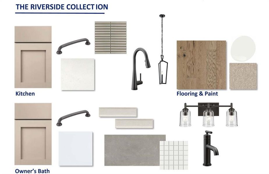 Sample of building materials used in homes in Maple Grove at Towne Lake, Woodstock (Image 3).