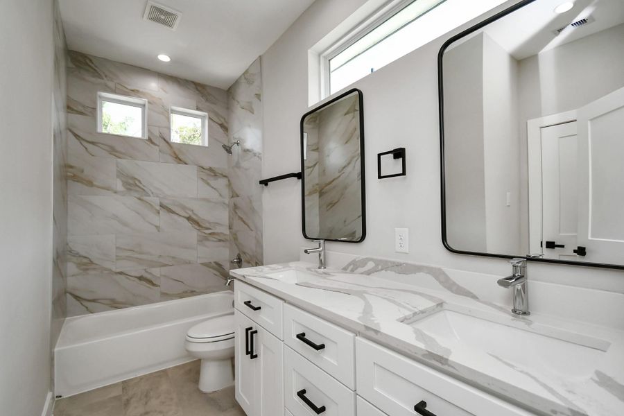 Furnished interior view inside a new home in , Houston (Image 9).