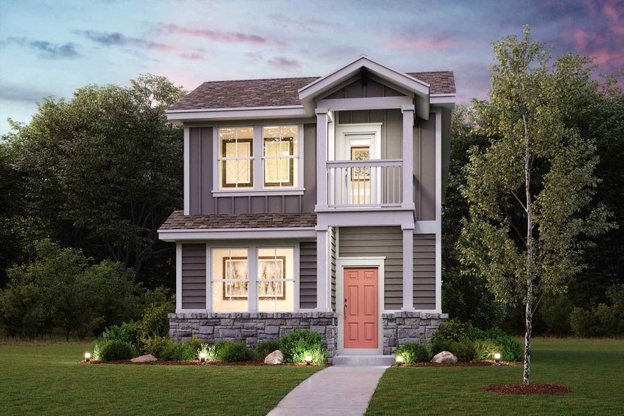 San Saba floor plan, elevation F by Century Communities