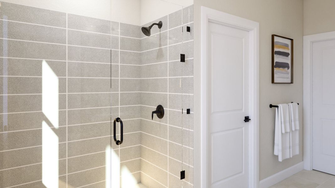 Representative interior finishes for a home built from the Splendor by Risewell Homes in Spring Walk at The Junction, Debary (Image 12).