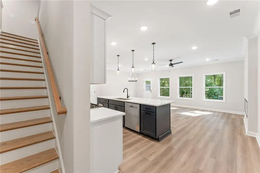 Furnished interior view inside a new home in River Walk Place, Lawrenceville (Image 8). Furnished interior view inside a new home in River Walk Place, Lawrenceville (Image 8).