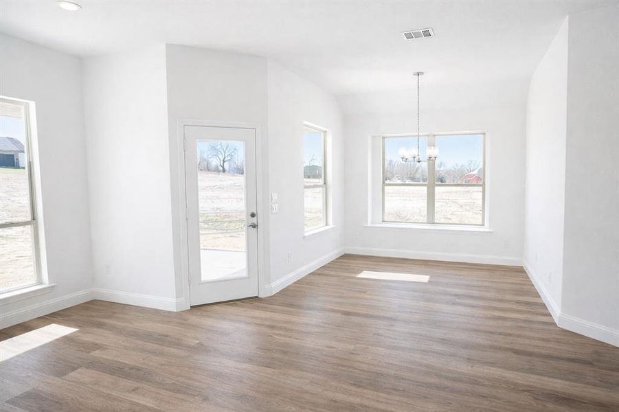 Spacious, unfurnished interior of a new home in Arbor Oaks, Boyd (Image 17). Spacious, unfurnished interior of a new home in Arbor Oaks, Boyd (Image 17).