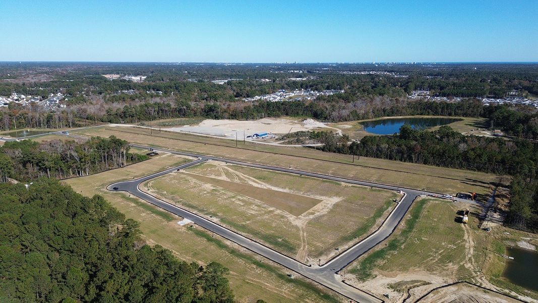 Site preparation for new homesites in Winfield Farms, Myrtle Beach (Image 14).
