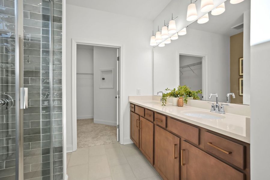 Representative furnished interior of a home built from the Compass by Del Webb in Del Webb Carolina Ridge, Midland (Image 13).