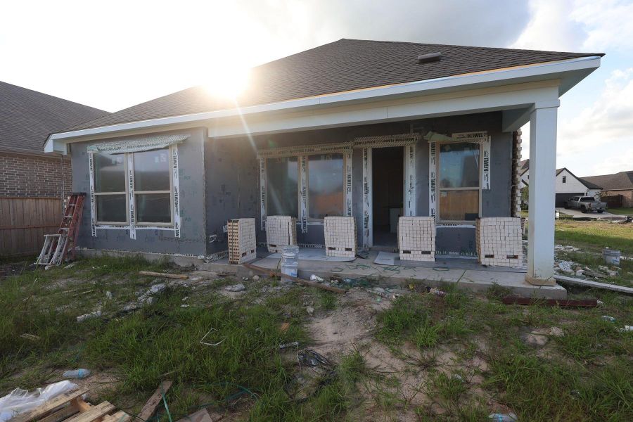 In-progress construction of a new home in Meridiana - Terrace Collection, Manvel, TX (Image 5). In-progress construction of a new home in Meridiana - Terrace Collection, Manvel, TX (Image 5).