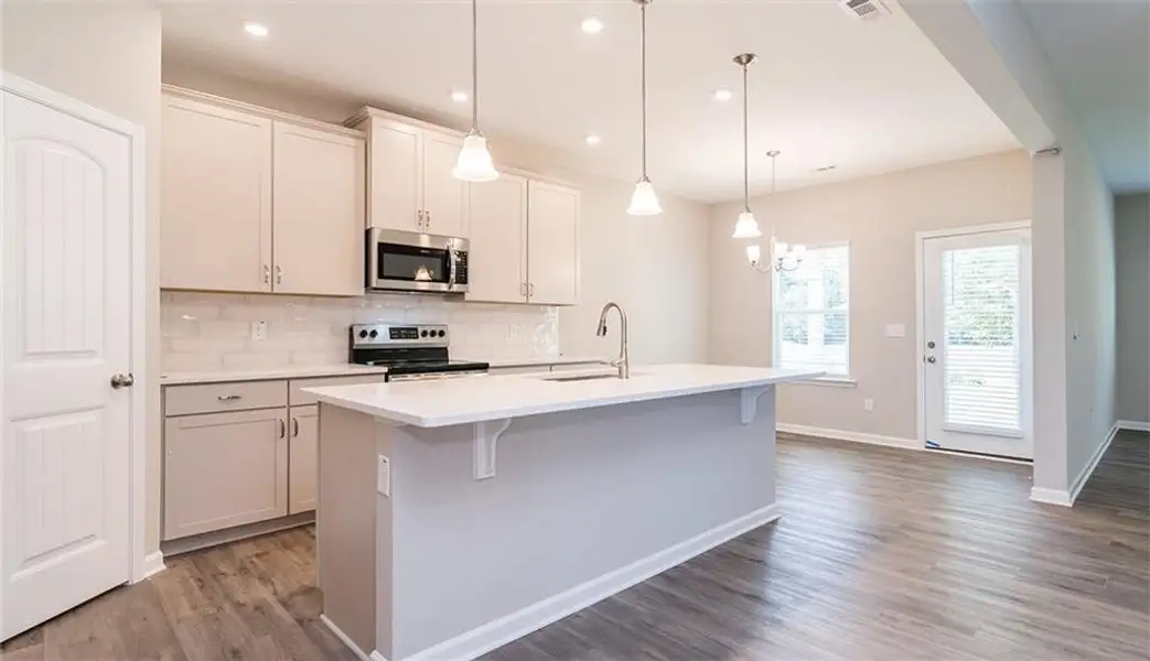 Furnished interior view inside a new home in Sagebrook, Powder Springs (Image 3).
