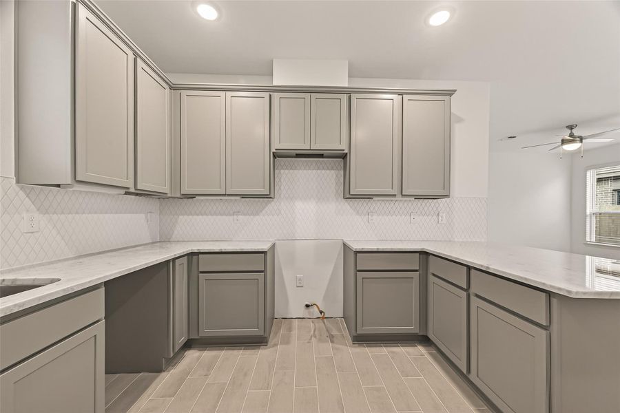 Furnished interior view inside a new home in Rates starting as low as, Iowa Colony (Image 10).