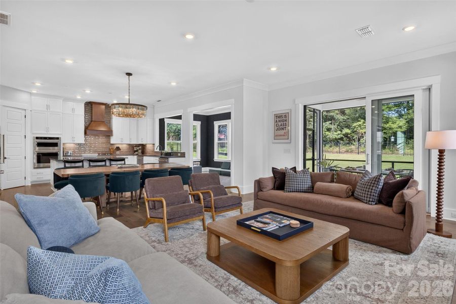 Furnished interior view inside a new home in , Huntersville (Image 15).
