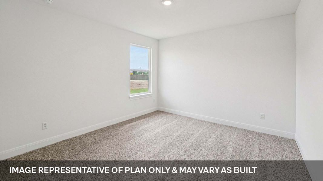 Representative unfurnished interior of a home built from the The Courtland by D.R. Horton in Railhead, Cedar Creek (Image 20).