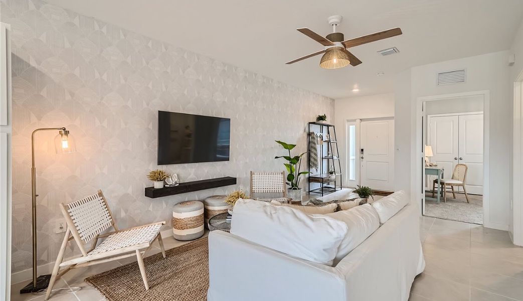 Furnished interior view inside a new home in Palm Cay, Florida City (Image 7).