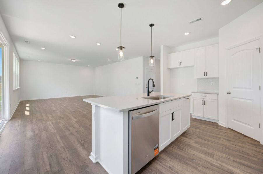 Furnished interior view inside a new home in Providence Creek, Fuquay Varina (Image 7).