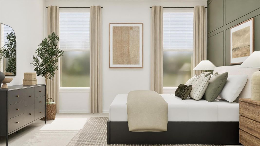 Furnished interior view inside a new home in Anniston, Katy (Image 14).