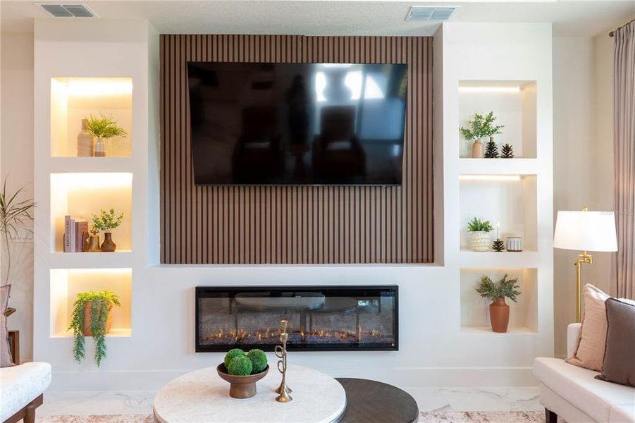 Furnished interior view inside a new home in , Dunnellon (Image 35).