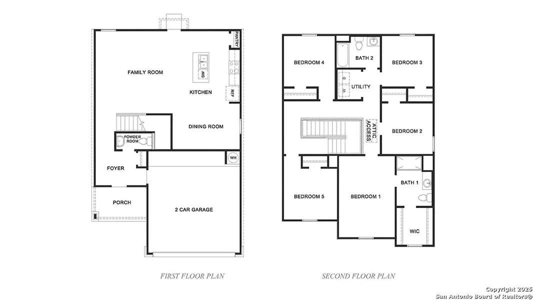 2D floor plan layout of this home in Sereno Springs, Converse, TX (Image 2). 2D floor plan layout of this home in Sereno Springs, Converse, TX (Image 2).