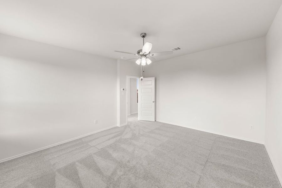 Front exterior of a new home in Northspur, Terrell, TX, highlighting curb appeal (Image 16). Front exterior of a new home in Northspur, Terrell, TX, highlighting curb appeal (Image 16).