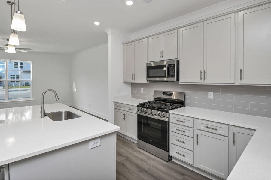 Furnished interior view inside a new home in Lake Carolina Townhomes, Columbia (Image 7).