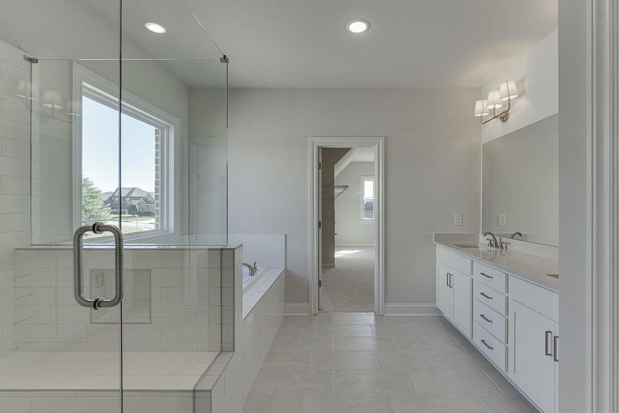 Furnished interior view inside a new home in , Buford (Image 16).