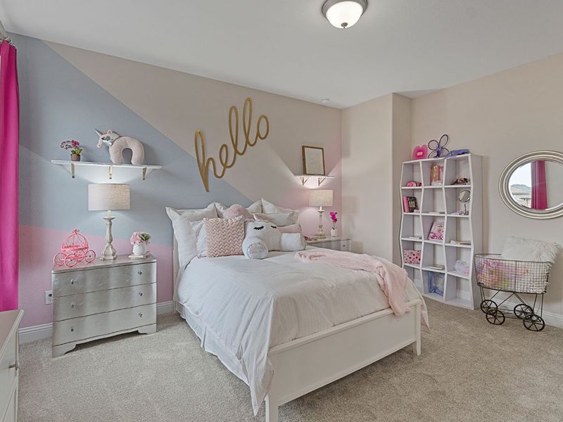 Representative furnished interior of a home built from the Middleton by Landon Homes in Lexington Frisco, Frisco (Image 31).