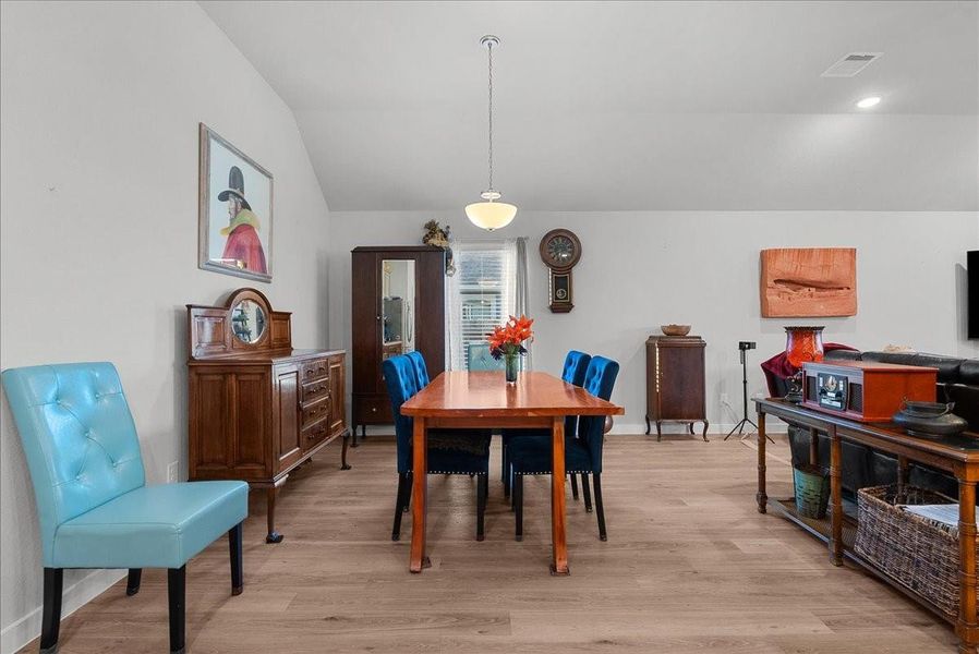 Furnished interior view inside a new home in Mustang Crossing, Alvin (Image 40).