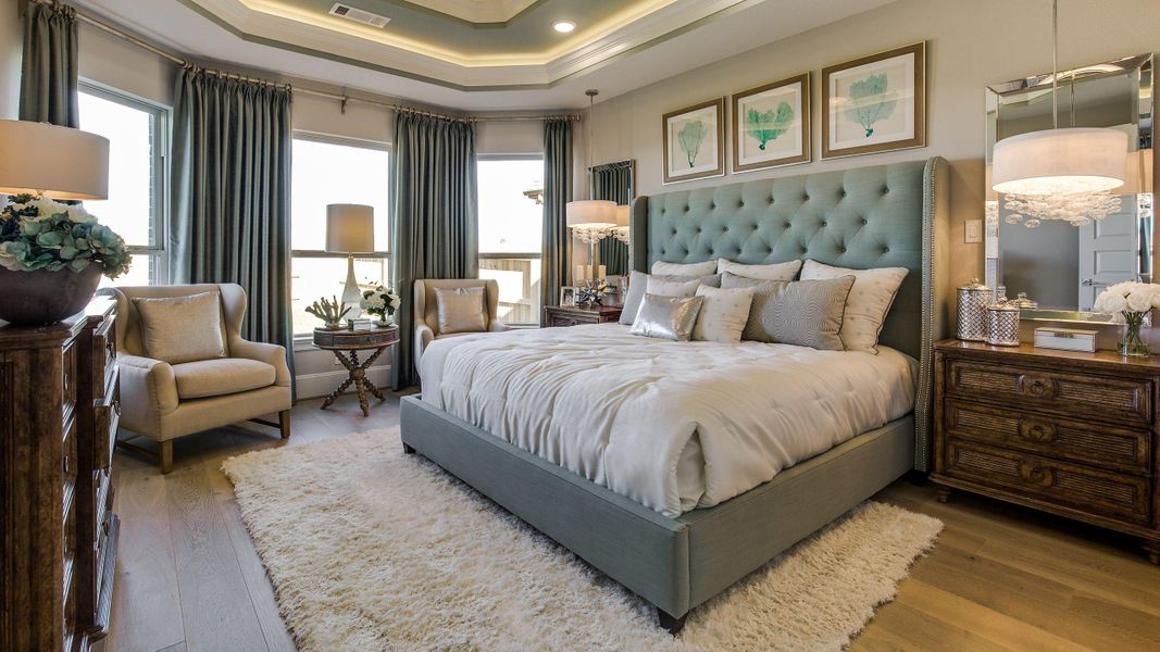 Furnished interior view inside a new home in Jordan Ranch, Katy (Image 39).