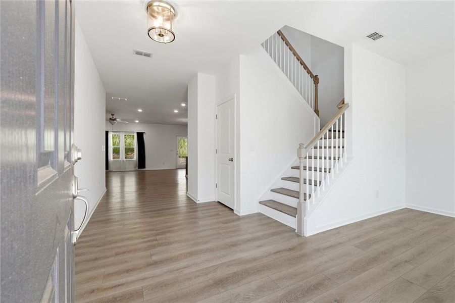 Spacious, unfurnished interior of a new home in Creekside, Dawsonville (Image 14). Spacious, unfurnished interior of a new home in Creekside, Dawsonville (Image 14).
