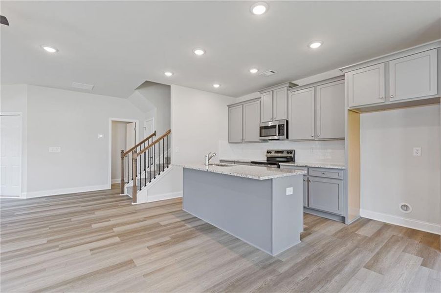 Furnished interior view inside a new home in , Dacula (Image 4).