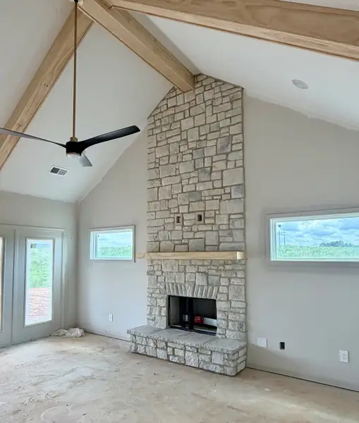 In-progress construction of a new home in Veal Meadows, Roopville, GA (Image 4).