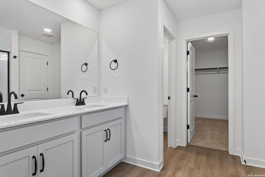 Furnished interior view inside a new home in Nopal Valley, San Antonio (Image 9).