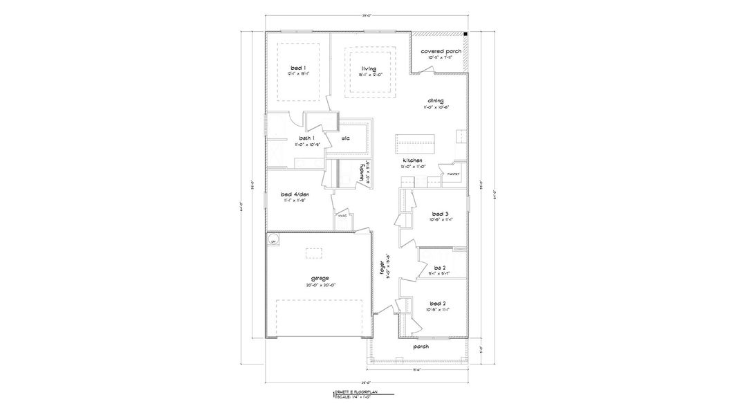 2D floor plan layout of this home in Nellie Preserve, Santa Rosa Beach, FL (Image 4).