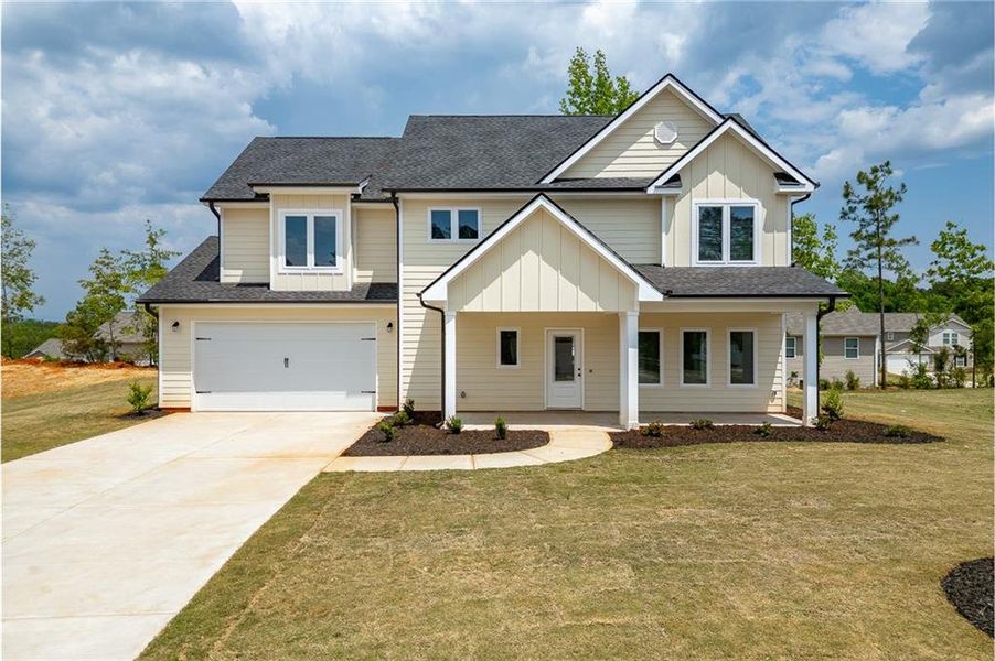 Front exterior of a new home in , Toccoa, GA, highlighting curb appeal (Image 30).
