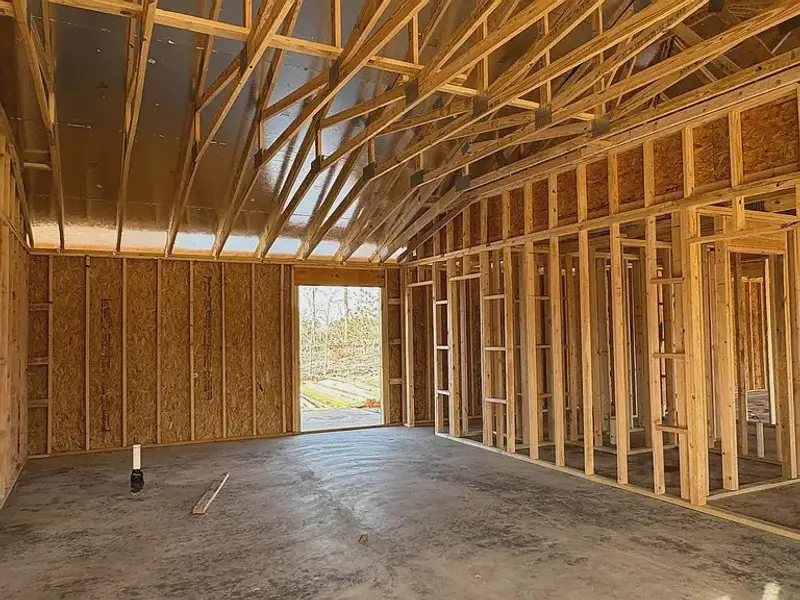In-progress construction of a new home in Amber Hill, West Columbia, SC (Image 5).