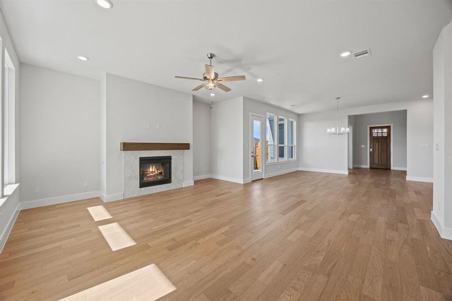 Spacious, unfurnished interior of a new home in The Heights at Uptown Celina, Celina (Image 21). Spacious, unfurnished interior of a new home in The Heights at Uptown Celina, Celina (Image 21).