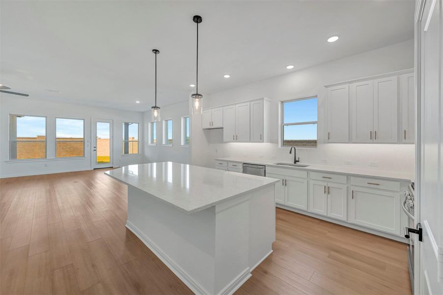 Furnished interior view inside a new home in Beacon Point at Lago Mar 50’ Homesites, Texas City (Image 6).