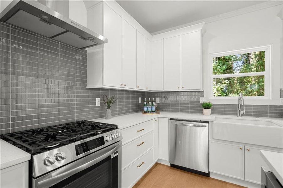 Close-up of interior finishes inside a home in , Atlanta (Image 18).