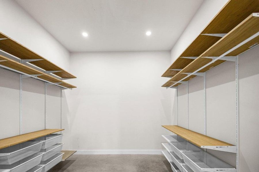 Primary Walk in Closet