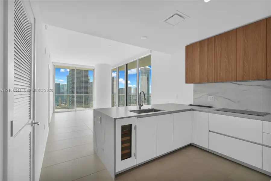 Furnished interior view inside a new home in , Miami (Image 6).