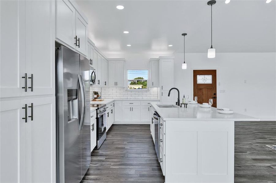 Furnished interior view inside a new home in , Kaufman (Image 9). Furnished interior view inside a new home in , Kaufman (Image 9).