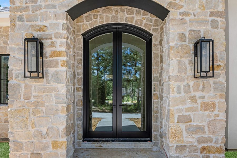 Exterior details and patio area of a home in , Montgomery (Image 3). Exterior details and patio area of a home in , Montgomery (Image 3).
