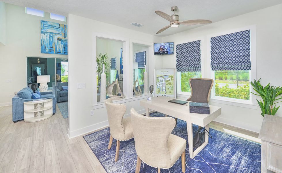 Furnished interior view inside a new home in Persimmon Park, Wesley Chapel (Image 9).
