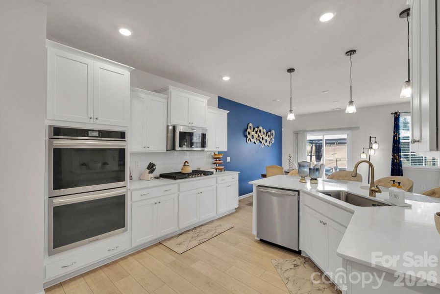 Furnished interior view inside a new home in Falls Cove at Lake Norman, Troutman (Image 10).