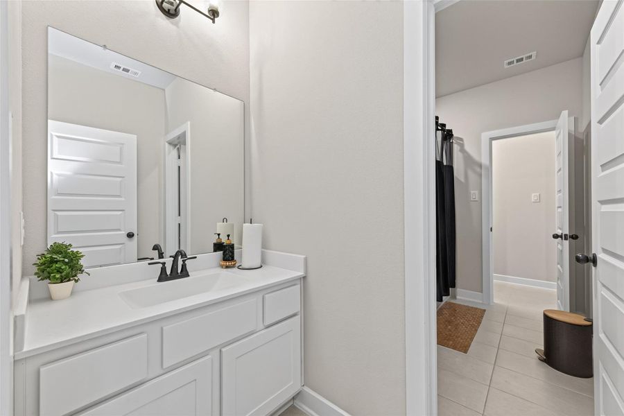 Furnished interior view inside a new home in The Trails, New Caney (Image 5). Furnished interior view inside a new home in The Trails, New Caney (Image 5).