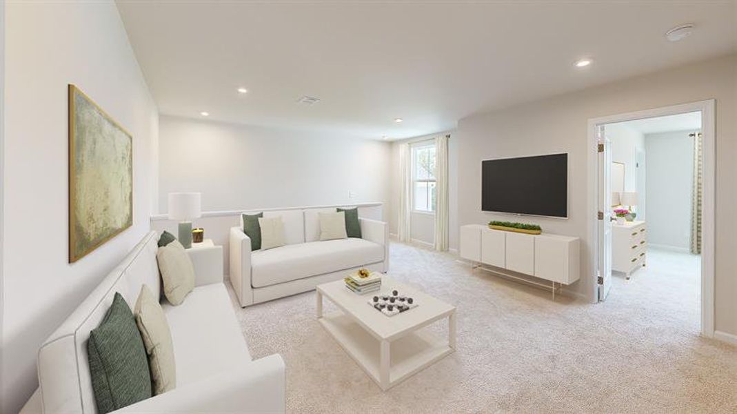 Representative furnished interior of a home built from the Woodford by Ryan Homes in Fox Valley, Madison (Image 9). Representative furnished interior of a home built from the Woodford by Ryan Homes in Fox Valley, Madison (Image 9).