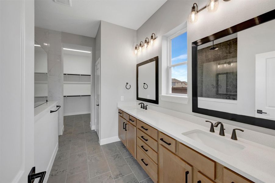 Furnished interior view inside a new home in Pomona - Reserve Collection, Manvel (Image 17).